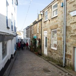 Narrow streets in St Ives